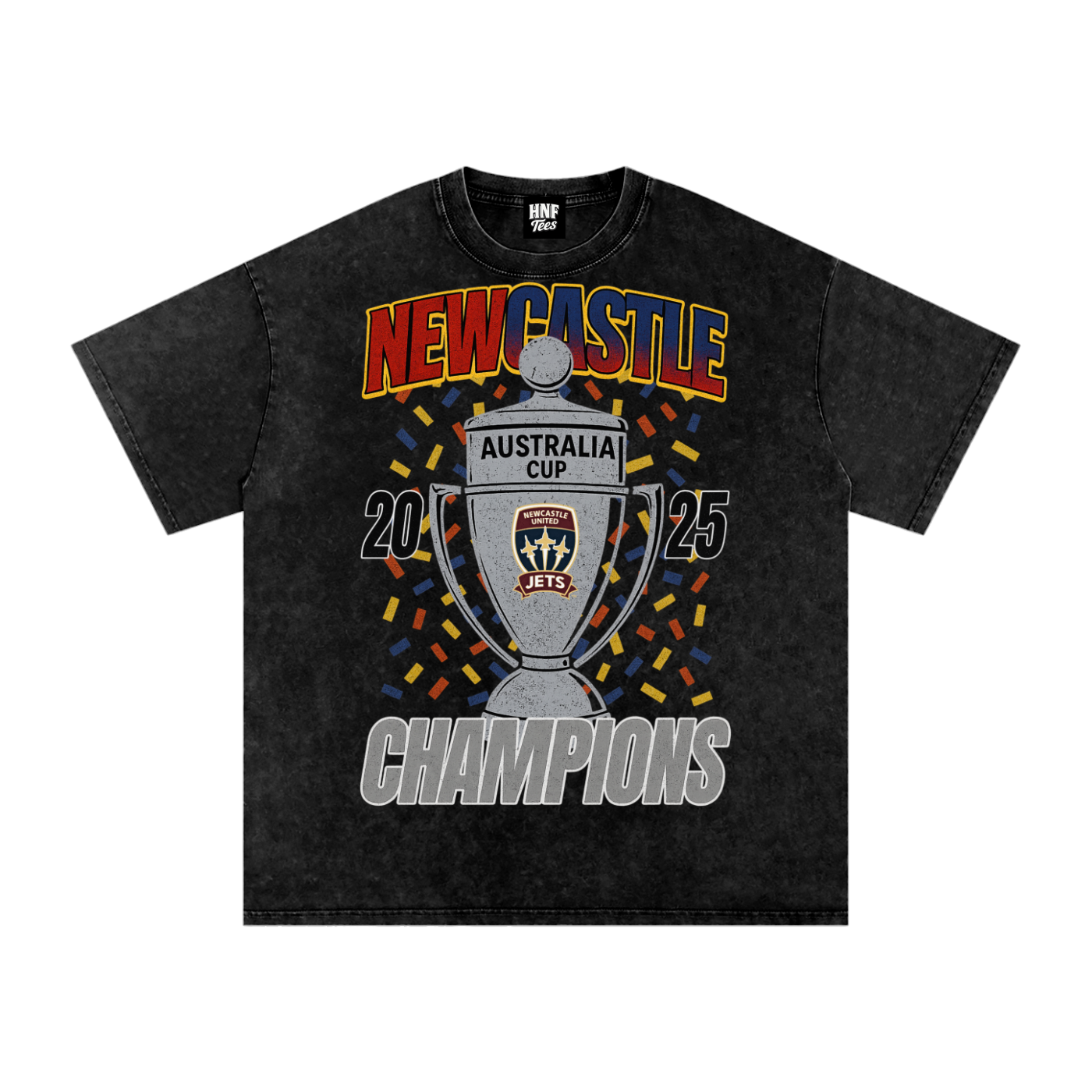 Newcastle Jets Aus Cup Winners Tee